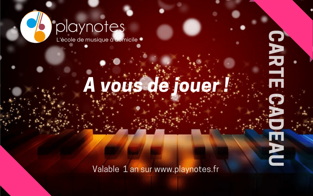 Carte cadeau Playnotes Noel