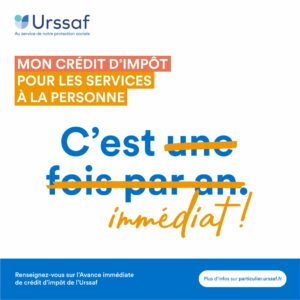 Crédit d'impôt immédiat services à la personne